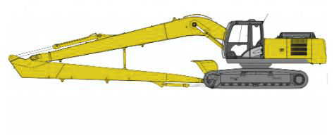 23-26 Ton Excavator Boom Arm