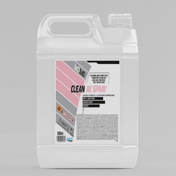 BIORAD CLEAN+AK SPRAY 5000 ML 70% ALCOHOL BASED FAST SURFACE DISINFECTANT