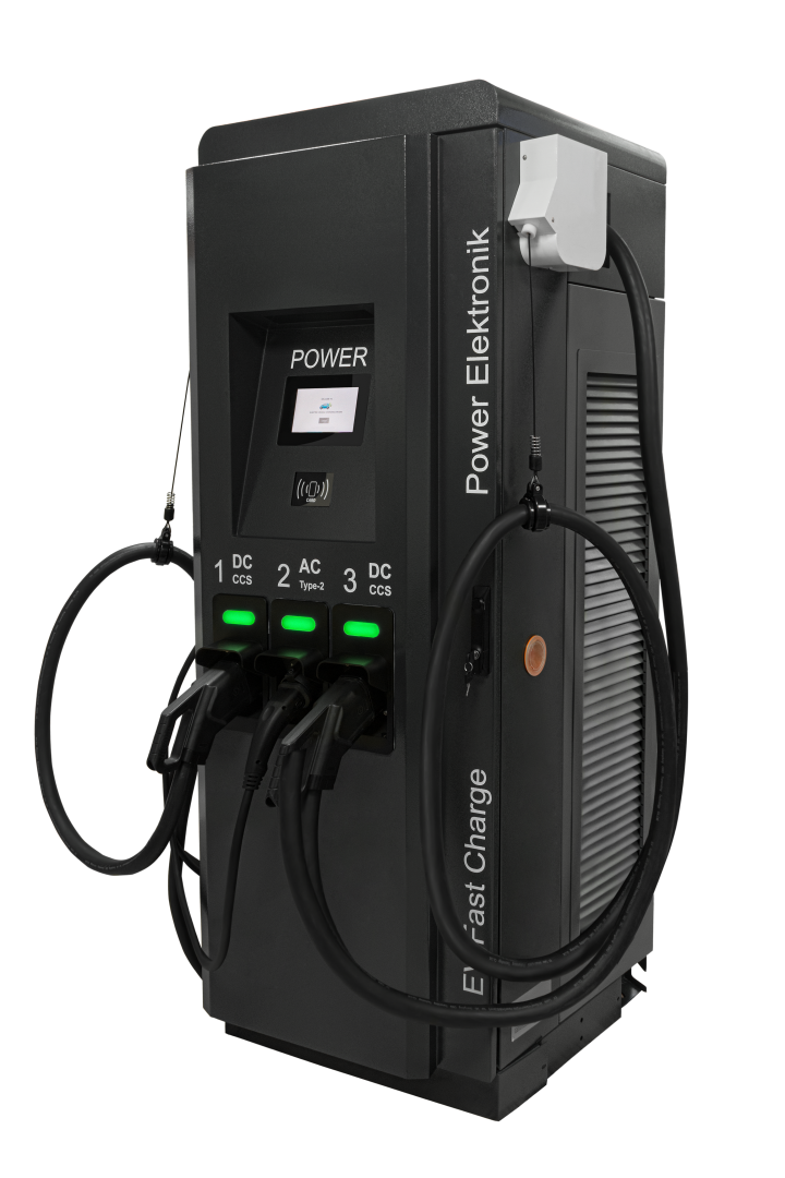 PWR33 COMMERCIAL EV CHARGER 120kW DC+22kW AC